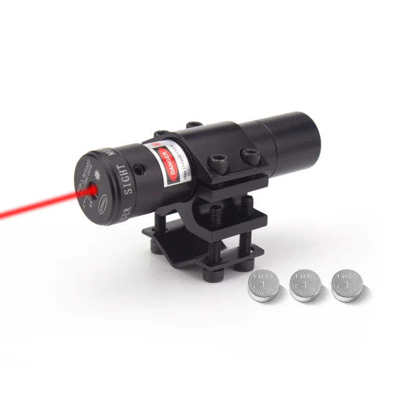 Tactical Red Dot Laser Sight with 11/20mm Picatinny Rail Mount Mount Laser Pointer Sight