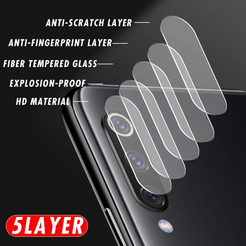 2 в 1 Защитная пленка для задней камеры Xiaomi Redmi Note 8 Pro твердое защитное стекло 9D