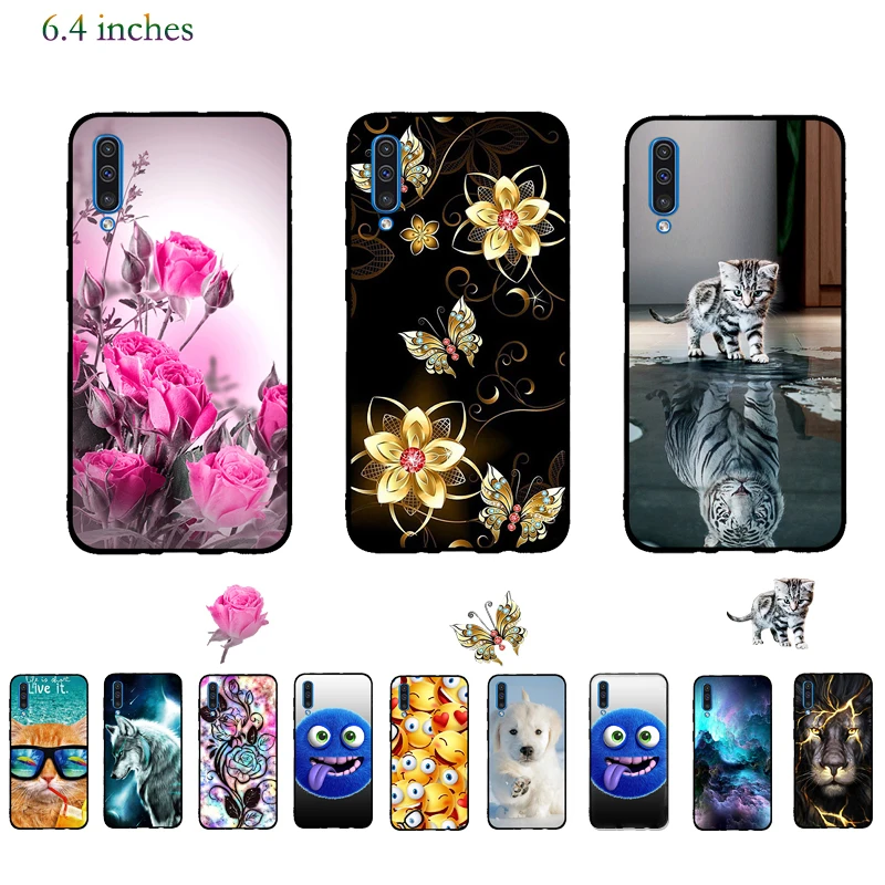 

Coque For Samsung Galaxy A50 Case Cover Fundas Soft TPU Silicone Luxury Back Cover For Samsung Galaxy A50 Capas Shell Bumper