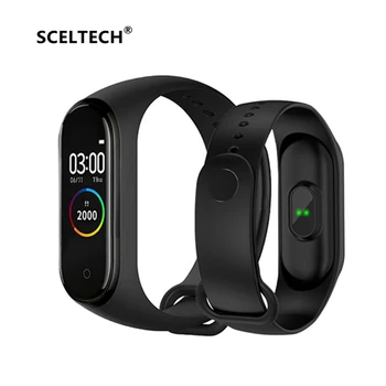 

Smart Wristband Activity Tracker M4 Smart Bracelet Smart Band 4 Heart Rate Fitness Tracker Smart Watch for Men Women