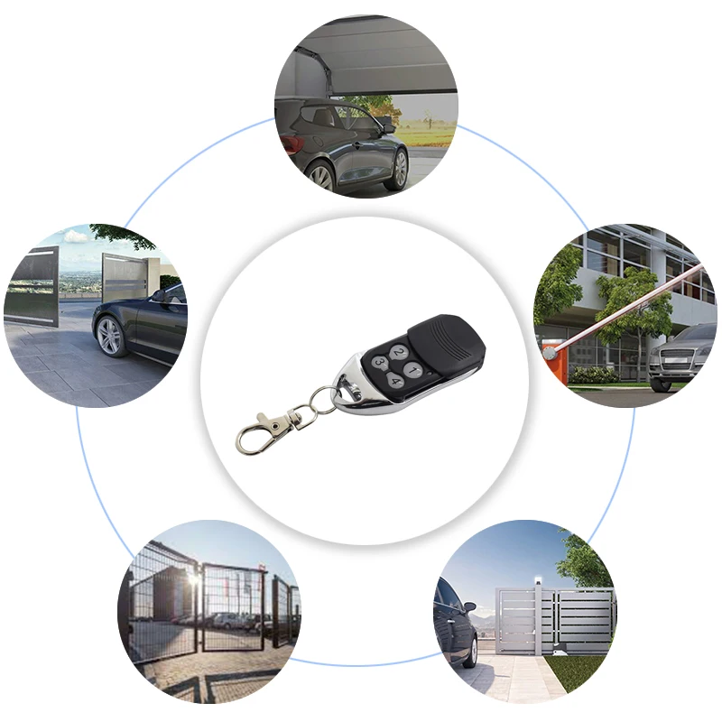 LIFE FIDO 2/ FIDO 4/VIP 2/ VIP 4/  BRAVO2 / BRAVO4 Garage Gate Remote Control Replacement 433mhz Remote Transmitter