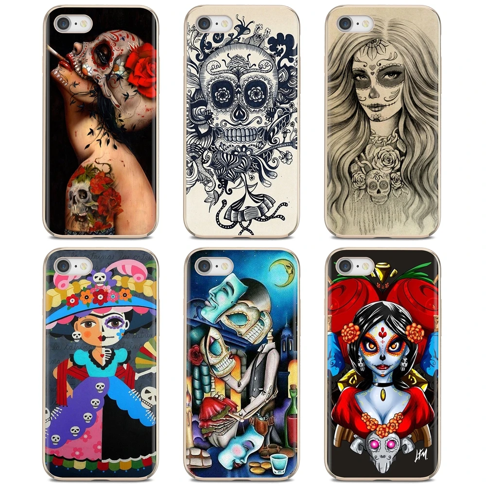 Kamus Calavera De La Catrina Gadis Tengkorak Silikon Case Untuk Huawei Nova 2 3 2i 3i Y6 Y7 Y9 Perdana Pro Gr3 Gr5 2017 2018 2019 Y5ii Y6ii Setengah Dibungkus Kasus Aliexpress