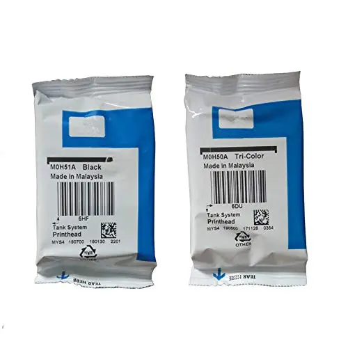 Set(M0H50A M0H51A) M0H50A M0H51A 5810 Печатающая головка для hp 5820 GT5810 GT5820 бак 300 311 318 418 319 400 411 419 принтер - Color: Set(M0H50A M0H51A)