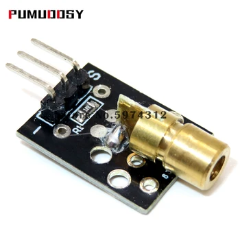 

50pcs KY-008 650nm Laser sensor Module 6mm 5V 5mW Red Laser Dot Diode Copper Head for new