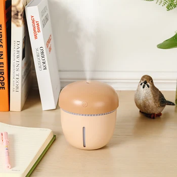 

DEKAXI 460ml Cute Pinecone Humidifier Essential Oil Diffuser Aroma With LED Night Light USB Fogger Car Air Freshener Humidifiers