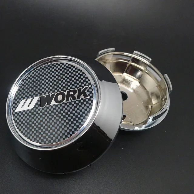 4 stücke W Work Emotion Felgendeckel 68mm Radkappen