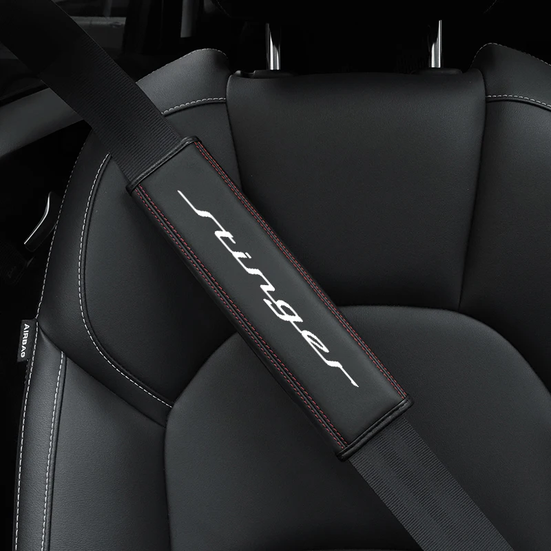 1 шт. протектор ремня безопасности из воловьей кожи для kia STINGER | Автомобили и