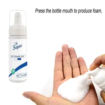 

30/100ml Jacket Cleaner Down Jacket Wash-free Spray Clothing Dry Liquid Waterless Household Cleansing Duvet Foam Agent Clea K9M9