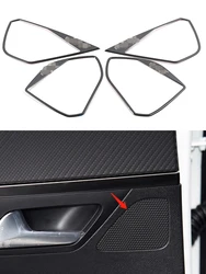 Protecteur sonore de sonnette de porte chromé, garniture de capot, cadre intérieur de voiture, accessoires pour Peugeot 3008 5008 2017 2018 2019 2020 