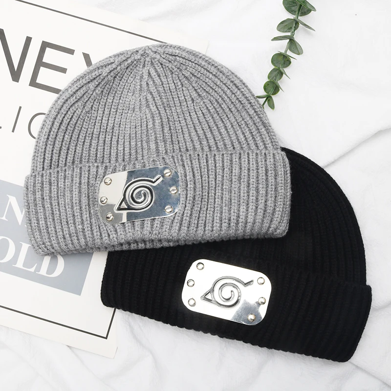 Anime Beanie Hat Konoha/Akatsuki Red 