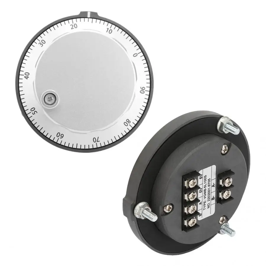 

Pulser Handwheel Handle 5V 80mm 6Pin CNC Pulser Handwheel 100PPR Manual Pulse Generator Rolling Encoder for Lathe