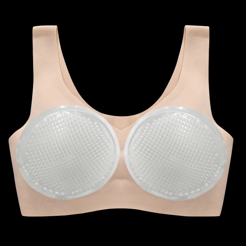 Tanie Odpinany biustonosz Bikini wkładka miękki plaster miodu silikonowe klatki piersiowej sklep