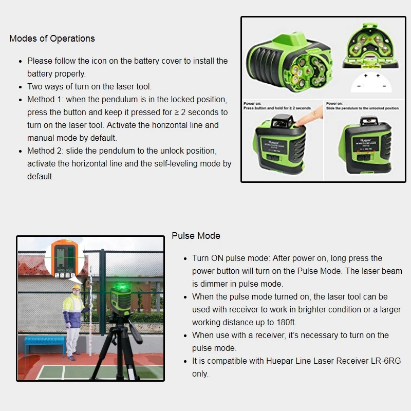 PINTUDY 6 Green Cross Line Laser Level with 1 Dots Self Leveling+Traget Card 622G Niveles Para Construcion Vertical Horizon IP54