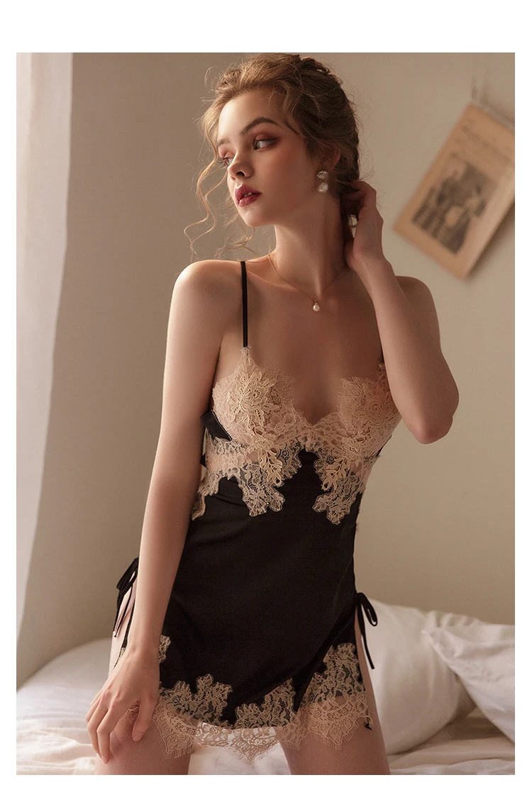 lace floral nightdress