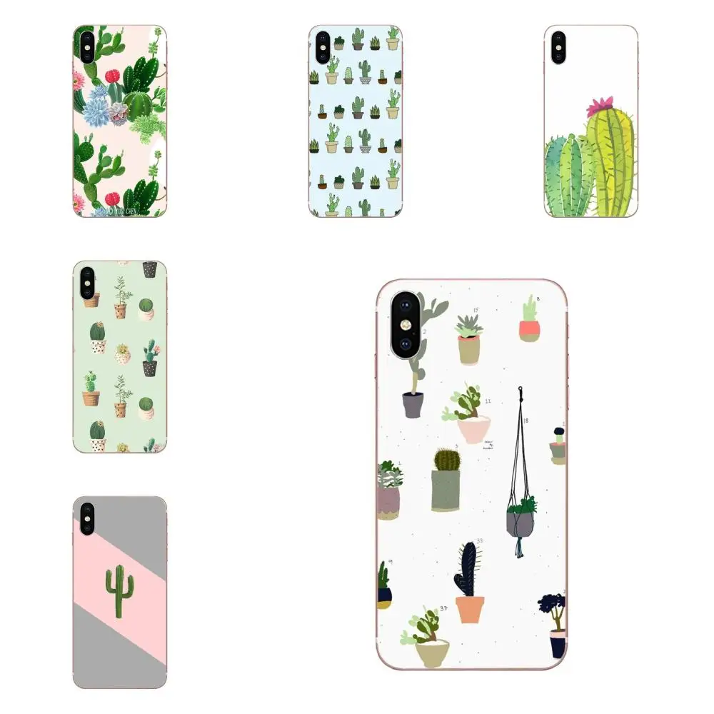 

For Huawei Honor 4C 5A 5C 5X 6 6A 6X 7 7A 7C 7X 8 8C 8S 9 10 10i 20 20i Lite Pro Colorful Phone Accessories Case Cartoon Cactus