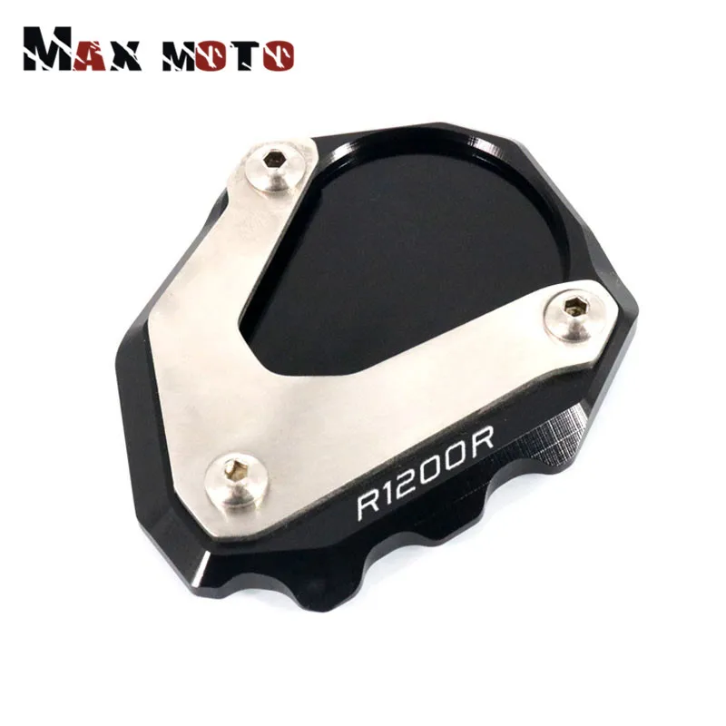 

For BMW R1200R R1200 R R 1200R 2006-2014 Motorcycle CNC Kickstand Foot Side Stand Extension Pad Support Plate Enlarge Stand