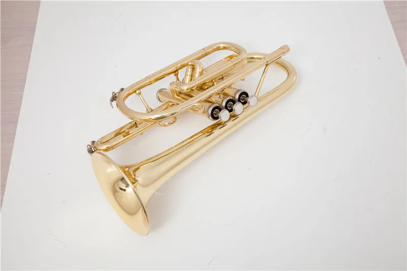 Il belin High Quality Golden Bb Cornet trumpet brass with Case and Mouthpiece Musical instruments