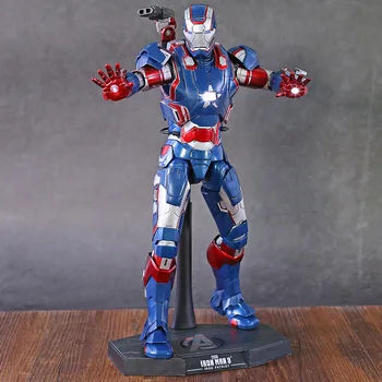 

Avengers HC MMS195 Iron Man PVC Action Figure Toy Doll Christmas Gift with LED Light