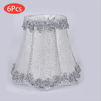 

Lampshade Candle Chandelier Droplight Wall Lamp Cloth Accessories Modern Wave Bottom Hotel