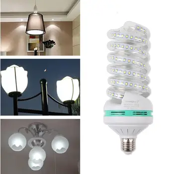 

LED Highlight Spiral Corn Bulb 85-265V E27 Warm Light