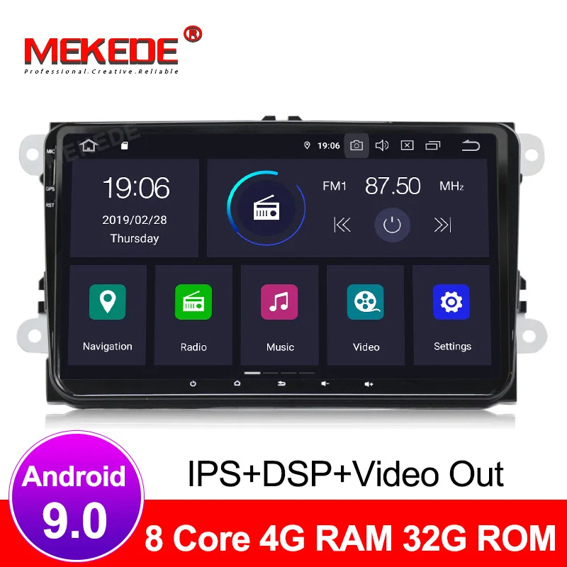 Автомобильный мультимедийный плеер PX5 Android 9 0 GPS Радио стерео для