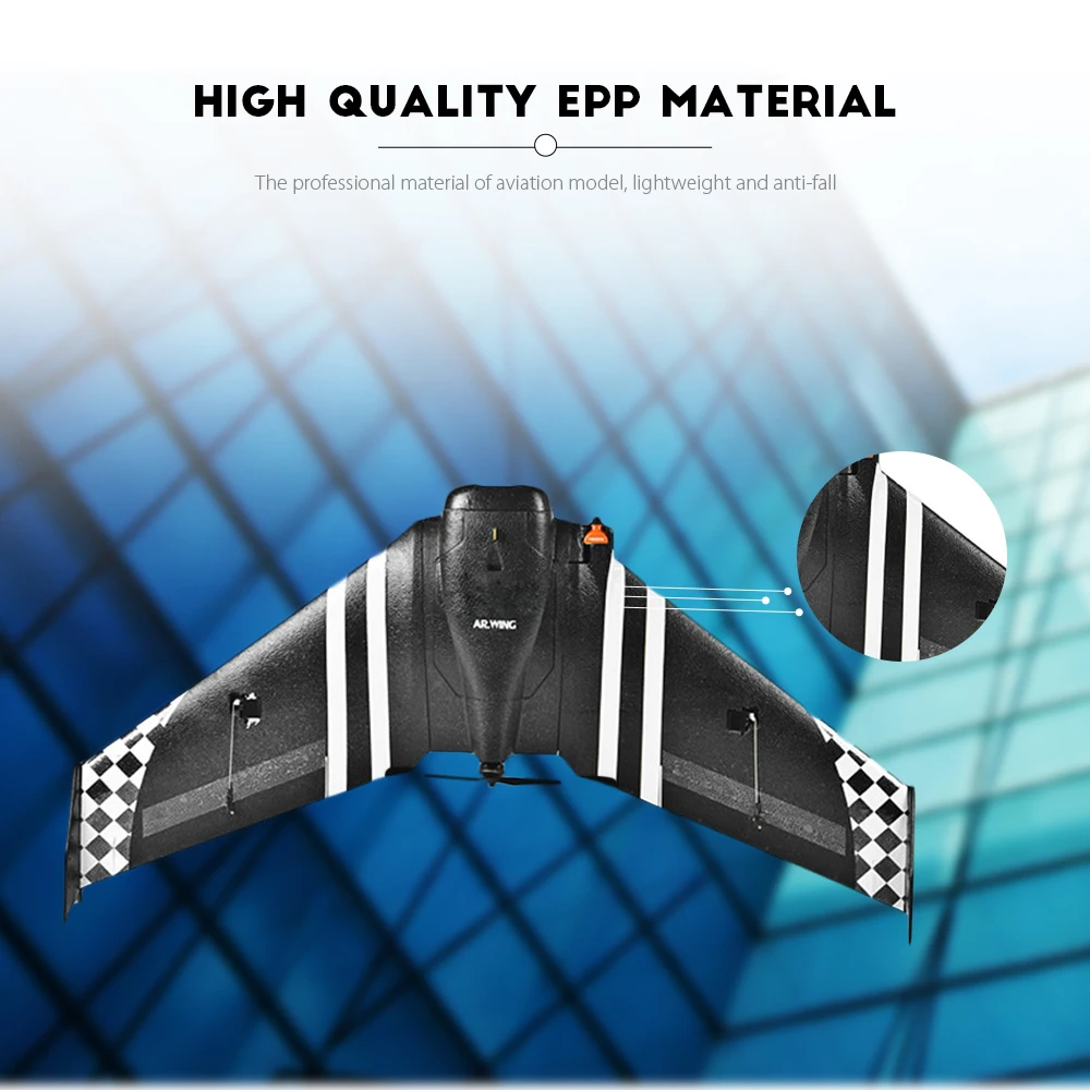 Звуковой MODELL AR крыло 900 мм размах крыльев EPP FPV Flywing RC самолет 600TVL камера Высокая скорость 5030 пропеллер PNP/комплект