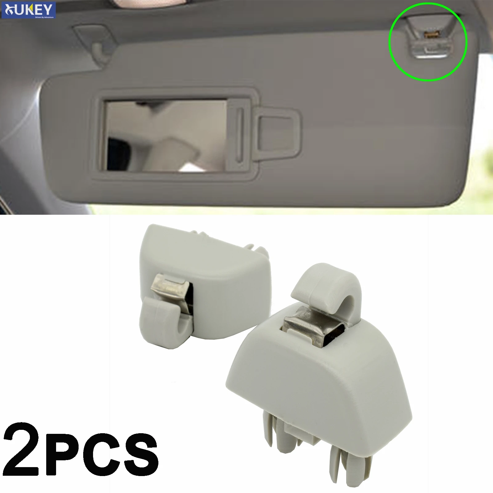 2 шт. Внутренний солнцезащитный крюк для козырька кронштейн Volkswagen Passat Polo Up! Audi A6 C6