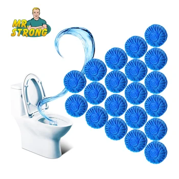 

10pcs Blue Bubble Toilet Cleaner Automatic Flushing Toilet Spirit Toilet Cleaner Deodorizer For Bathroom Cleaning Fragrance