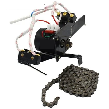 

NEW 1 Set Silver 220V Motor With Gears Automatic Egg Turning System Chain Length 100cm Chick Hatching Incubator Accessories