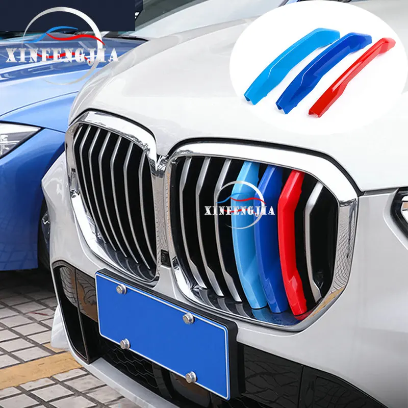 

For BMW X1 X3 X4 X5 X6 E84 E70 E71 F15 F16 F25 F26 G01 G02 G05 M 3 Color Front Kidney Air Grille Radiator Grille Cover Trim
