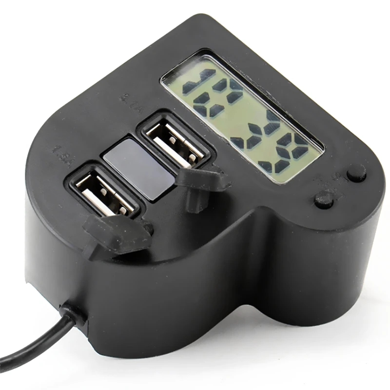 Универсальное водонепроницаемое Зарядное устройство USB для мотоцикла