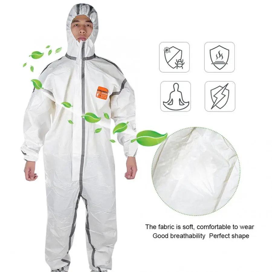 Защитная одежда защитный костюм одежда герметичная соединенная Пыленепроницаемая Водонепроницаемая Спецодежда Мужская защитная одежда