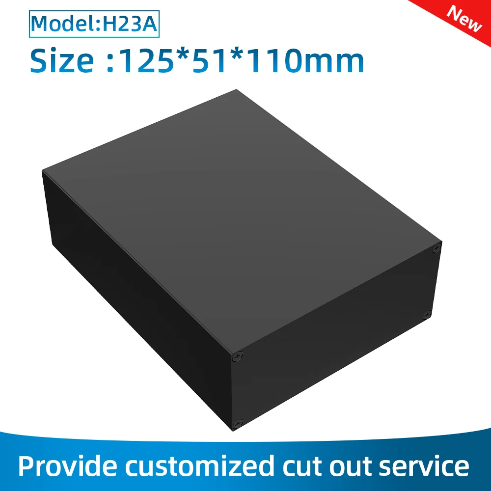 Gabinete H23 125*51 mm do Projeto do Cerco da Comunicação Digital da Placa de Circuito do Controle do Motor