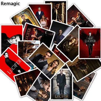 

12sets Lucifer 25pcs/set TV show Sticker pack fans anime vintage paster cosplay scrapbooking diy sticker phone laptop waterproof