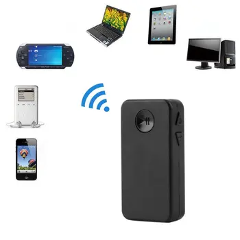 

Car-In Home Hand-free Wireless V3.0 Music Speaker RCA 3.5mm Stereo Audio HiFi AMP Receiver Adapter Dongle A2DP Black