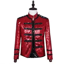 Quan Zhilong Япония Осака концертный с тем же костюмом сценический костюм с пайетками ночной клуб мужчины певец барный Блейзер хост платье для выступлений на сцене! 5XL