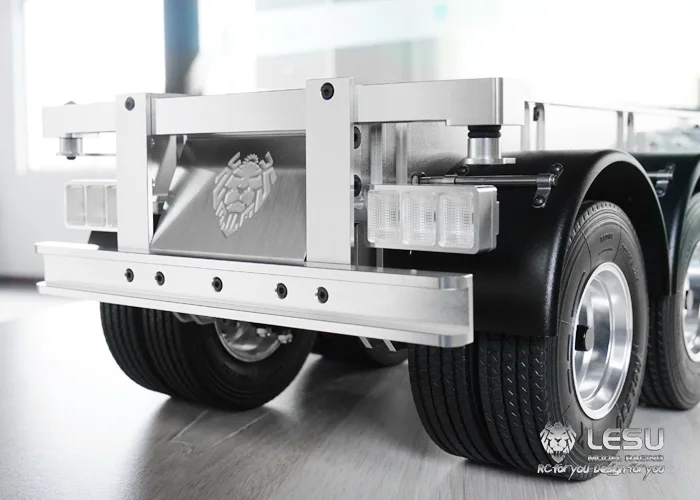 LESU 20 ''металлический полуприцеп для 1/14 DIY TAMIYA RC тракторный