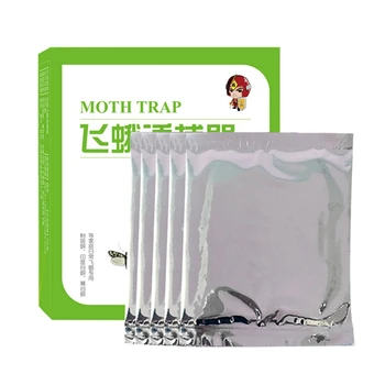 

5PCS/Set Pheromone Killer Trap Cloth Pantry Food Moth Paste Sticky Glue Trap Pest Reject Fly Insects Family Factory Restaurant