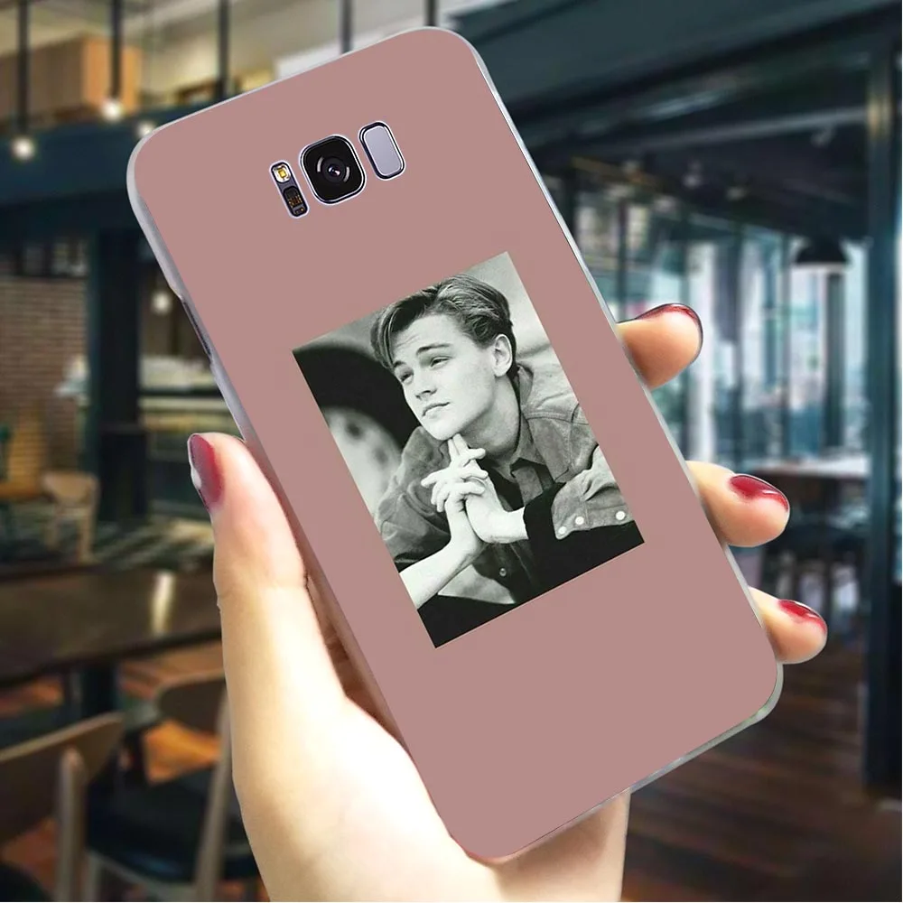 Жесткий чехол для телефона Leonardo DiCaprio Galaxy M40 A3/A5 A6 A8 Plus/A7 A9 2018 A10 A20 A30 A40 A50 A60 A70 |