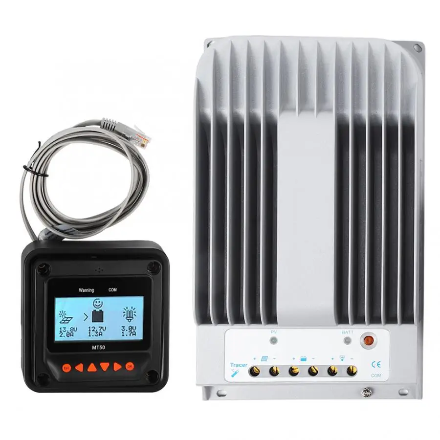 Солнечный контроллер зарядки панели 4215BN MT50 PC кабель 12 V/24 V 40A MPPT контроллер солнечной энергии