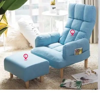 

Reclining Chair, Lounger Sofa, Small Family Living Room, Single Sofa, Fabric Sofa, Balcony, Leisure Sofa, Folding Sofa