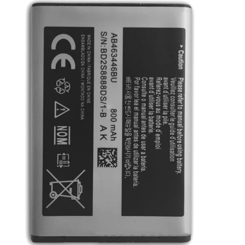 Аккумулятор 800mAh для Samsung B2100 C3300 мобильный телефон | Мобильные телефоны и