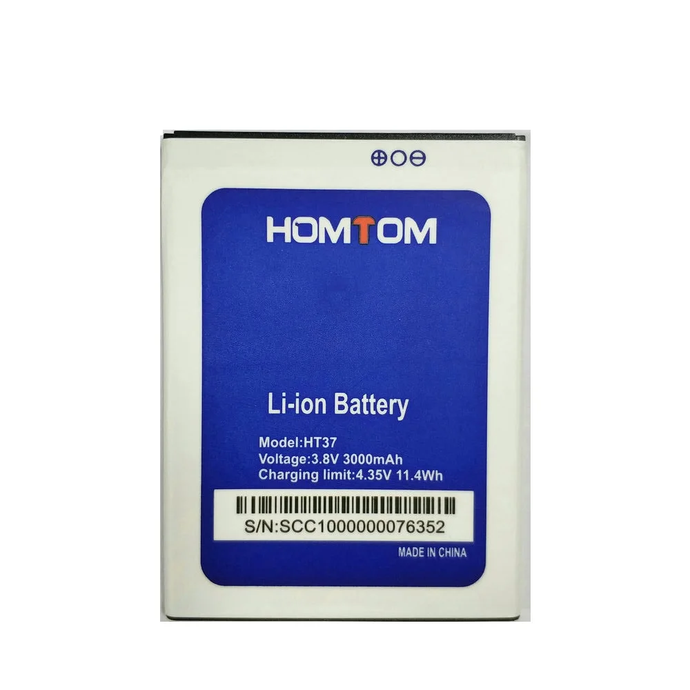 Новый аккумулятор 3000mAh HT37 для Φ Pro Homtom код отслеживания|Аккумуляторы мобильных