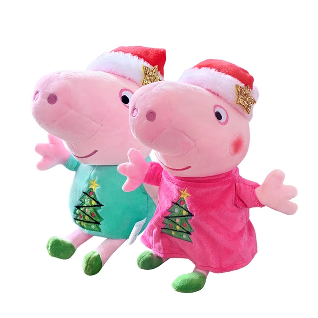 Peppa Pig Stuffed Toys, Peggy Buckle, George e outras bonecas de desenho  animado, Soft Fill, qualidade genuína, presentes de Natal, 19cm - AliExpress