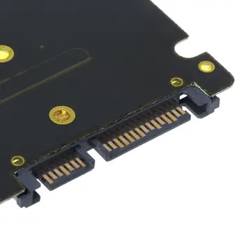 

M.2 (SATA) SSD to 2.5 Inch SATA3 Adapter Card Solid State Hard Drive Disc Box Enclosure X5QC