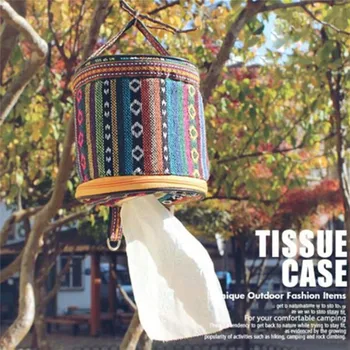 

Portable Roll Tissue Case Toilet Roll Paper Storage Holder for Camping Hiking Outdoor Picnic Tent Accessories Picnic Bags