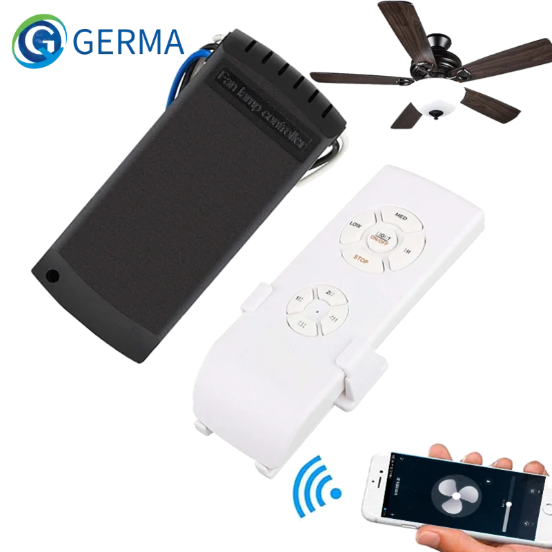 Потолочный вентилятор GERMA с Wi Fi умный выключатель дистанционным управлением