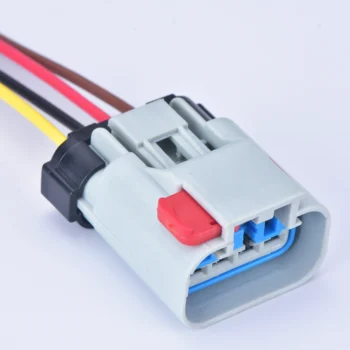 

5sets 4pins female Atuo Connector for Fuel Pump Sender Wiring Gas Fits 54200410 Line speed Adapters Sockets With 20cm cable