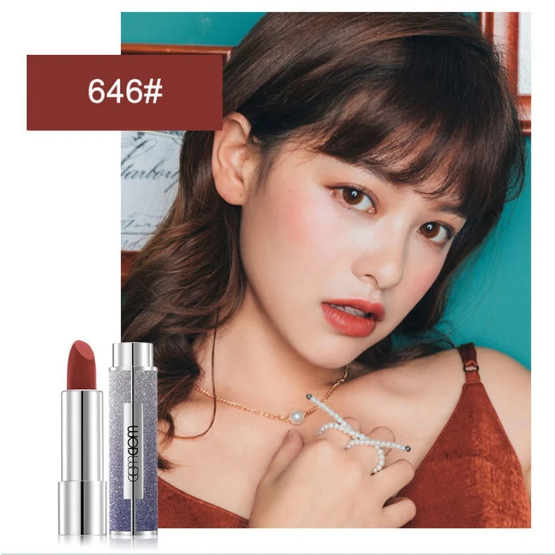 Градиентная Водонепроницаемая матовая бархатная Глянцевая губная помада бальзам для губ Сексуальная Красная губная помада Макияж Косметика Новинка