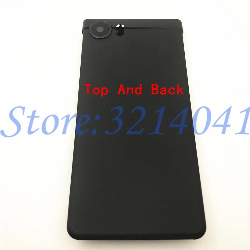 Top And Back Black Хорошее качество для Blackberry keyone Dtek70 Задняя крышка батареи для Blackberry Dtek70 dtek 70 задняя дверь корпус с логотипом - Цвет: Top And Back Black